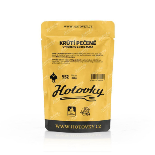Hotovky Krůtí pečeně - 1 porce - 340 g