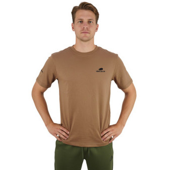 Tričko hnědé, 100% bavlna, Smilodon, XL