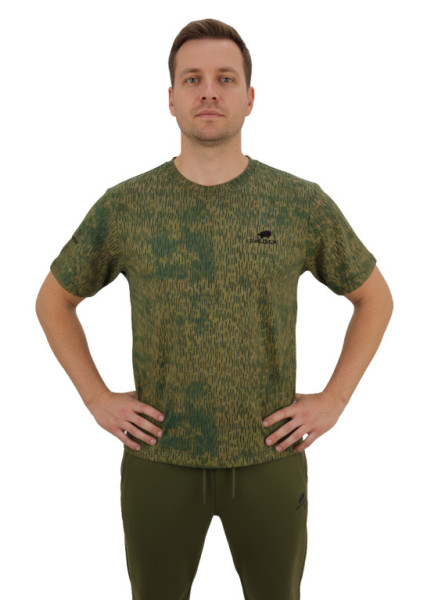 Tričko maskáčové jehličí, 100% bavlna, Smilodon, XXL