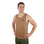 Tílko hnědé, 100% bavlna, Smilodon, M