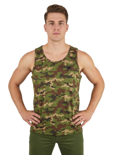 Tílko maskáčové, 100% bavlna, Smilodon, XL