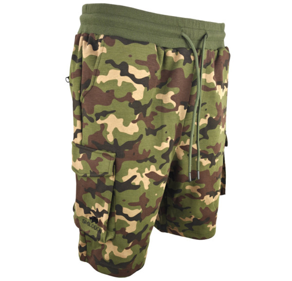 Kraťasy teplákové maskáčové, Smilodon, XL