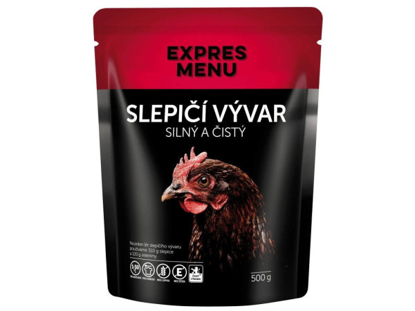 Expres Slepičí vývar - silný a čistý - 2 porce - 500g