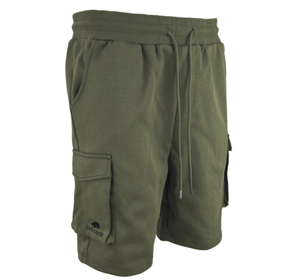 Kraťasy teplákové olivové, Smilodon, XXXL