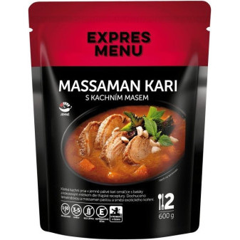 Expres Menu Massaman kari s kachním masem - 2 porce - 600g