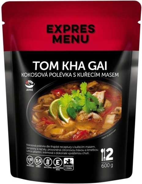 Expres Menu Tom Kha Gai - kokosová polévka s kuřecím masem - 2porce - 600g