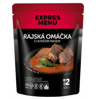 Expres Menu Rajská omáčka s hovězím - 2 porce 600g