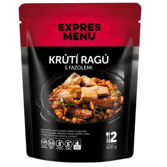 Expres Menu Krůtí ragů s fazolemi - 2 porce 600g