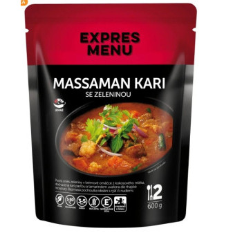 Expres Menu Massaman kari - Zeleninové thajské kari - 2 porce 600g