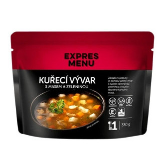 Expres Menu Kuřecí vývar se zeleninou - 1 porce 330g