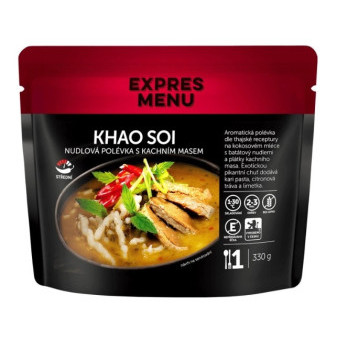 Expres Menu Khao Soi - Thajská nudlová polévka s kachním masem - 1 porce 330g
