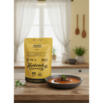 Hotovky Bezlepkové - Hovězí v rajské omáčce  - 1 porce - 340 g