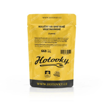 Hotovky Vegetariánské - Kuličky na smetaně - 2 porce - 680 g